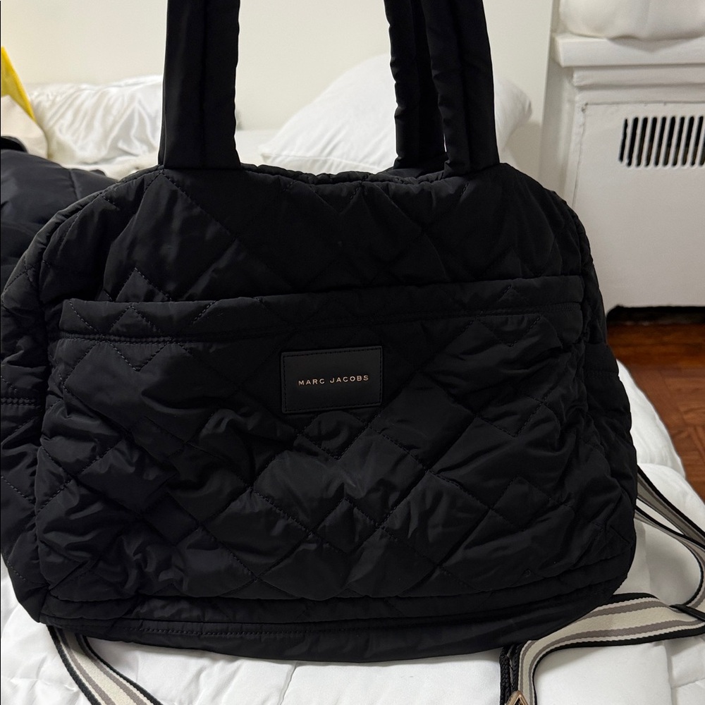 Marc Jacobs Black Quilted Tote Bag